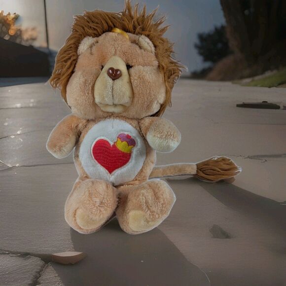 Vintage 1984 Care Bears Cousins Brave Heart Lion ~ 13" Plush Stuffed Kenner - Picture 3 of 16